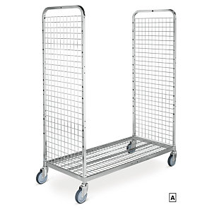 2 DOSSIERS + 1 BASE ROULANTE POUR CHARIOT DE PRÉPARATION