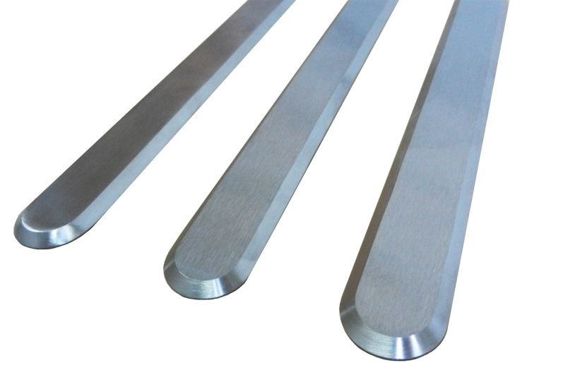 71462 - Bande de guidage en inox lisse - Access'Guide - dimensions 470 x 30 x 5 mm_0