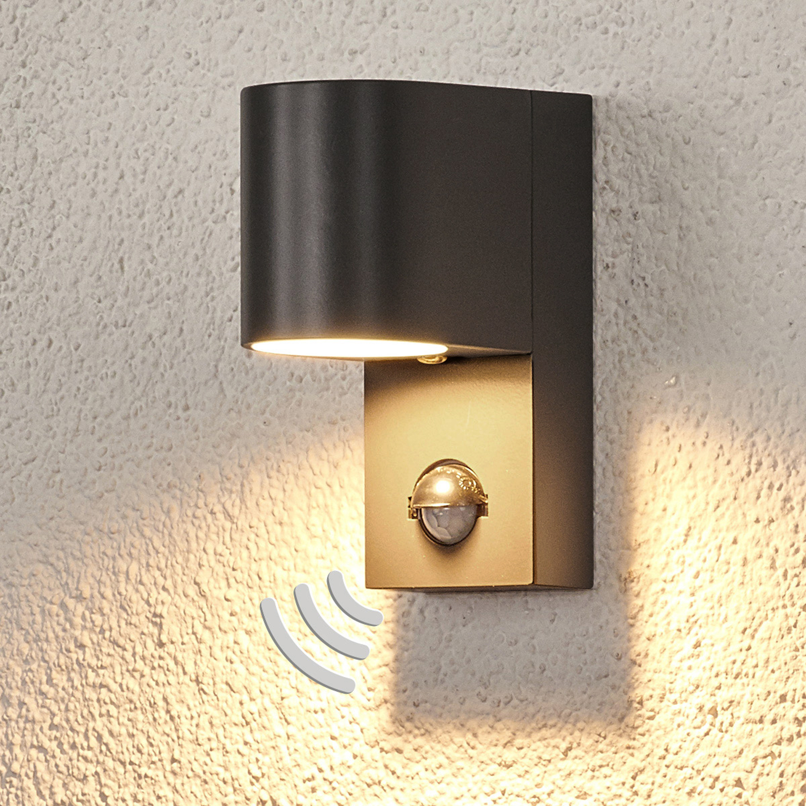 LINDBY APPLIQUE D\'EXTÉRIEUR PALINA À DÉTECTEUR