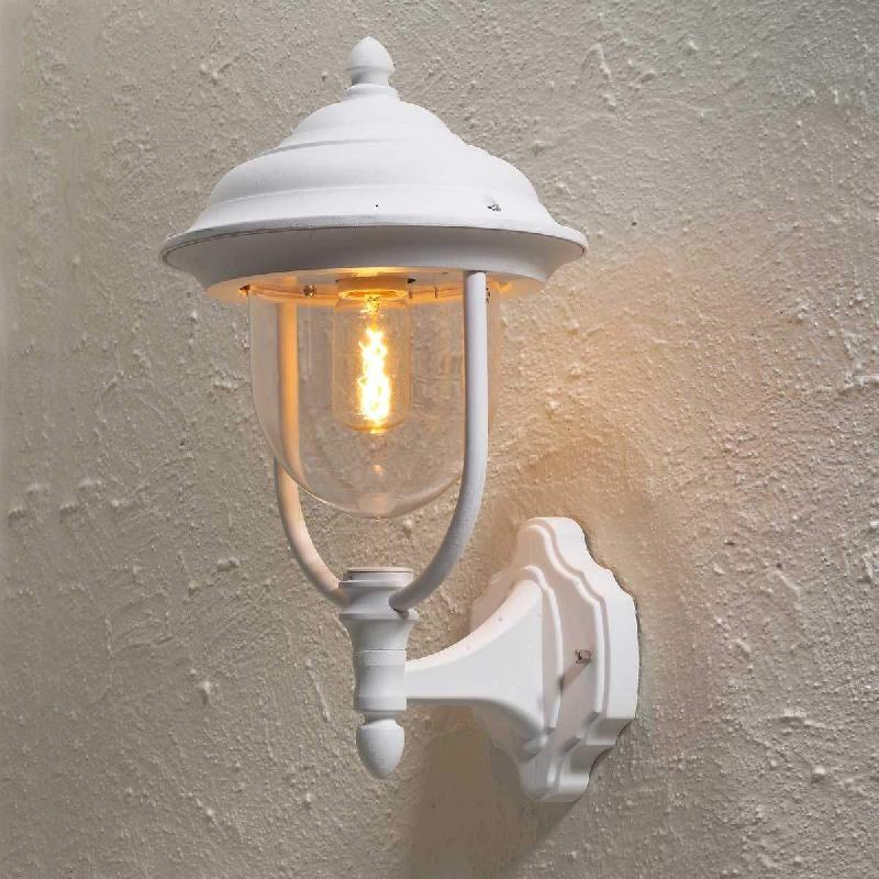 KONSTSMIDE APPLIQUE EXTÉRIEUR PARMA MONTANTE BLANCHE