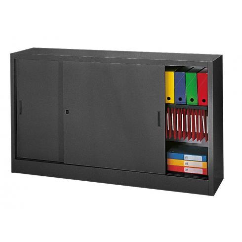 ARMOIRE PORTE COULISSANTE H 105 X L180 CM ANTHRACITE