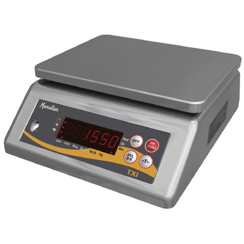 BALANCE TOUT INOX 6KG/0.5G AVEC CERTIFICAT D'ÉTALONNAGE - MANUTAN EXPERT