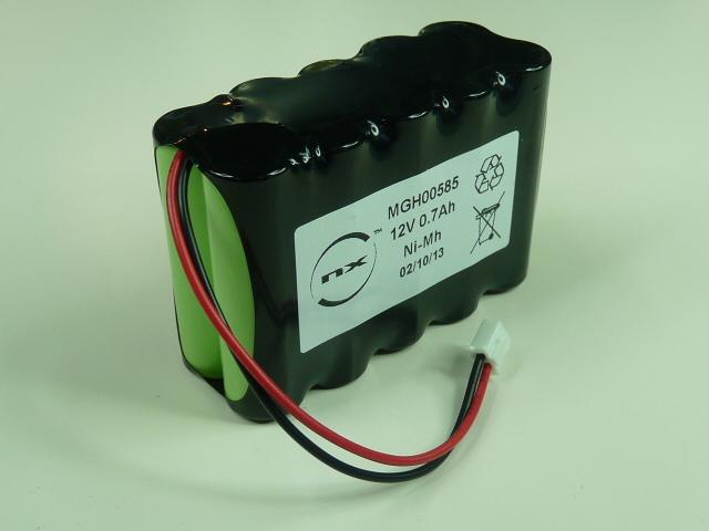 Batterie industrielle Nimh 10x AA 10S1P ST2 12V 2000mAh XHP - Marque NX_0