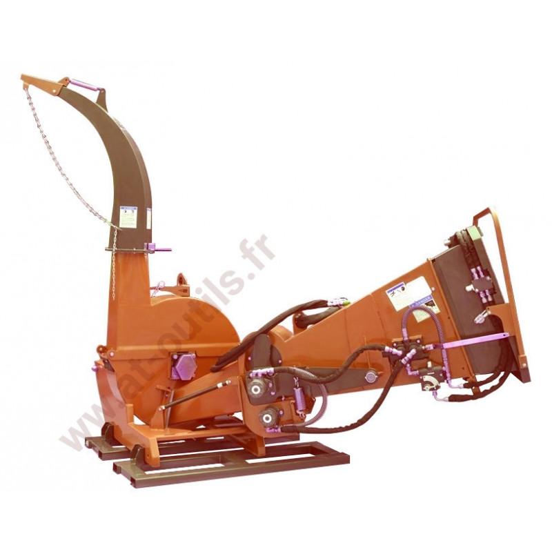 Broyeur de branches et végétaux BX62 RSA - 15cm - Ameneurs hydrauliques - Prise de force tracteur - Normes européennes_0