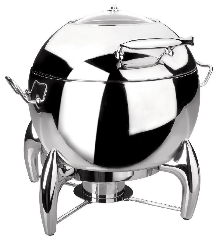 Chafing-Dish pour potage Luxe - Marmite à soupe inox 18/10 - Compatible induction - 11L - Lacor_0