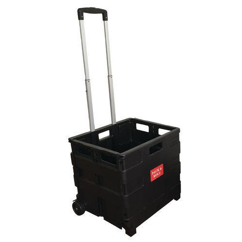 CHARIOT CAISSE PLIANT FORCE 35KG - MANUTAN EXPERT