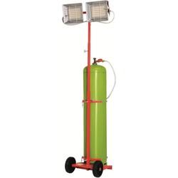 Chauffage mobile radiant au gaz - compatible propane et butane - pour bouteilles de 13 ou 35 kg_0