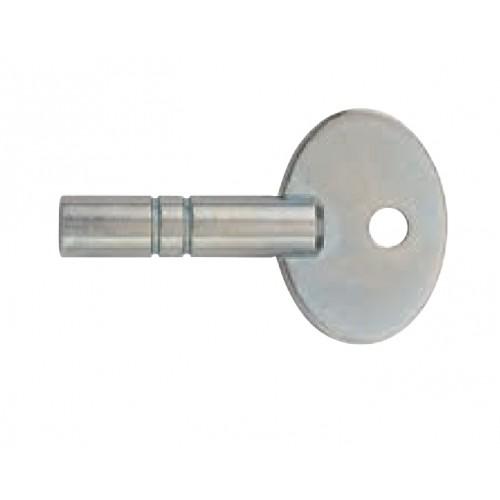 CLÉ DE CADENAS D'ARTILLERIE EN ACIER ZINGUÉ À TRIANGLE DE 5 MM COUILLET