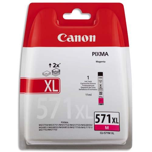 Canon cartouche jet d'encre cli-571xl magenta 0333c001aa_0