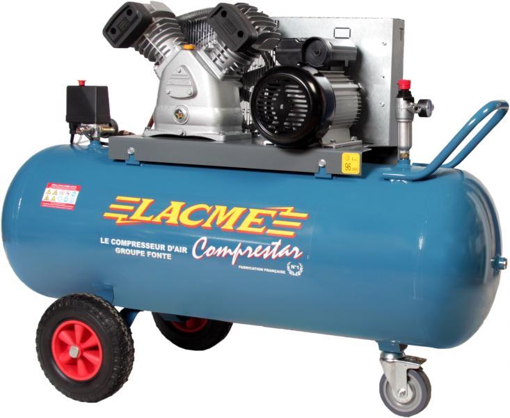 Compresseur 150 litres Lacmé - Comprestar 20V150M - 230V 4 CV / 20 m³/h - Réf. 301772_0