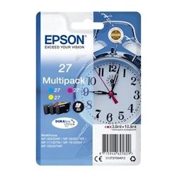 Epson 27 - Reveil Pack 3 Cartouches Couleur C13T27054012 (T2705) - multicolore 8715946535043_0