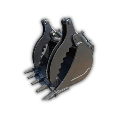 Godet grappin Power Grip 15P - pour pelle 1.5-2 Tonnes - largeur 600 mm - 2 vérins - Minipelle-shop_0