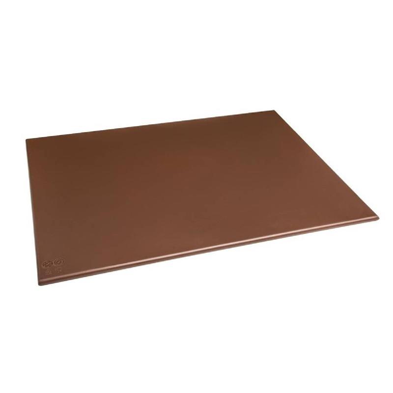 Grand planche à découper haute densité Hygiplas - Marron_0
