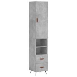 Helloshop26 - Buffet bahut commode armoire meuble de rangement organisateur cuisine salle de séjour salon haut 34,5 x 34 x 180 cm 02_0034374 - 300021_0