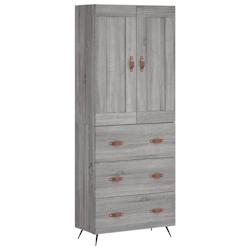 Helloshop26 - Buffet bahut commode armoire meuble de rangement organisateur cuisine salle de séjour salon haut sonoma 69,5 x 34 x 02_0035578 - 300021_0