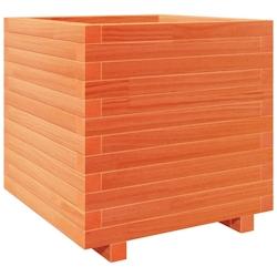 Helloshop26 - Jardinière bac lit surélevé plantes fleurs terrasse jardin cire 50 x 50 x 49,5 cm bois de pin massif marron 02_0038462 - 3000217681662_0