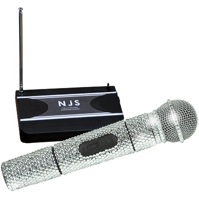 Jersey Sound Corp Système de microphone radio VHF à main effet cristal Argenté 174,1 MHz - 5021196674191_0