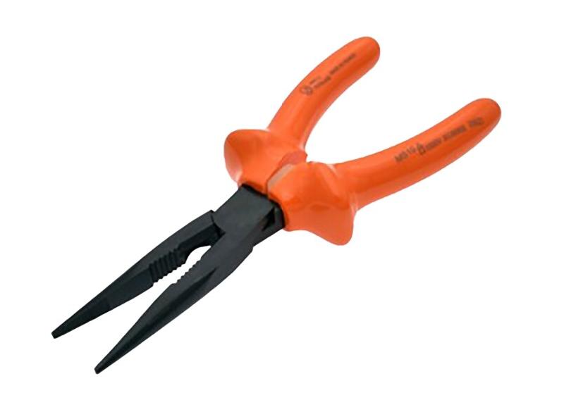 KS TOOLS Pince à bec demi-rond isolée L.170 mm - Pinces et tenailles - 4042146879351_0