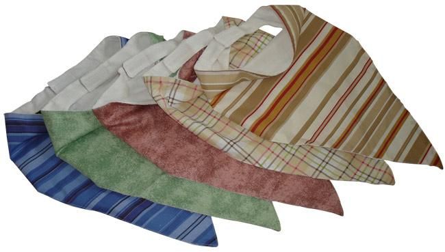 LE LOT DE 5 FOULARDS ABSORBANTS