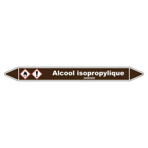 LOT DE 3 - MARQUEUR DE TUYAU - ALCOOL ISOPROPYLIQUE - VINYLE LAMINÉ 355 X 37 MM