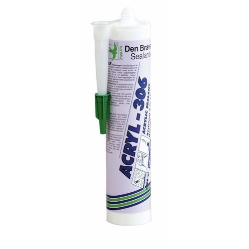 MASTIC ACRYLIQUE - SOUPLE - CARTOUCHE 300 ML - BLANC - ACRYL 306 DEN BRAVEN