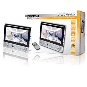 MONITEUR DE SURVEILLANCE LCD 7'' KONIG SEC-MON51