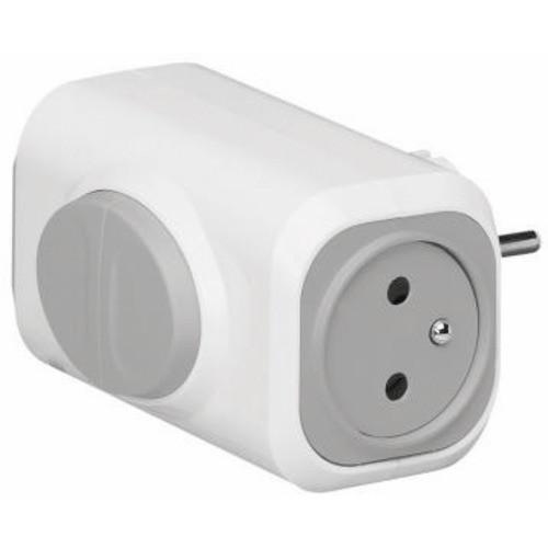 MULTIPRISE 2 SORTIES AVEC BOUTON D'EXTRACTION - 050637 LEGRAND