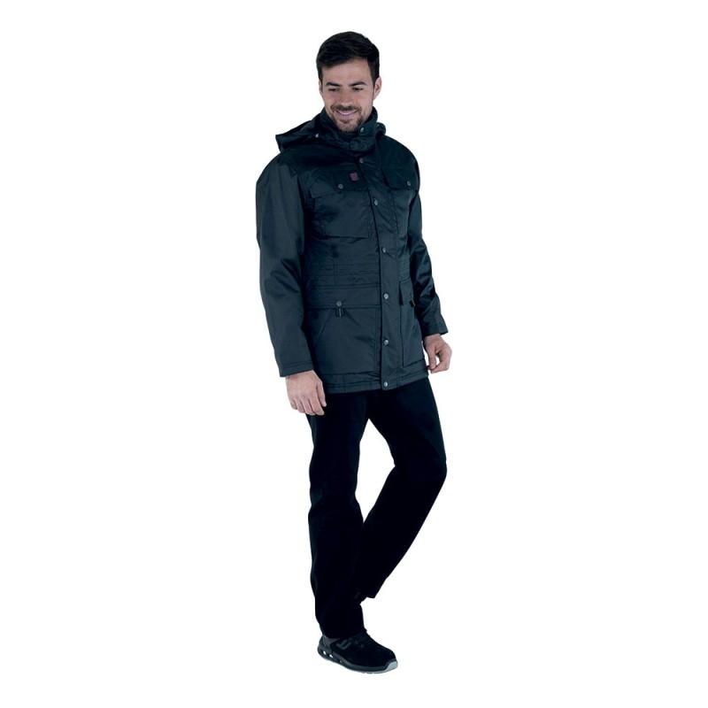 Parka de travail homme Lafont Chuck - Réf. 4PK4UP - 100% polyester 180g - Imperméable avec capuche amovible_0