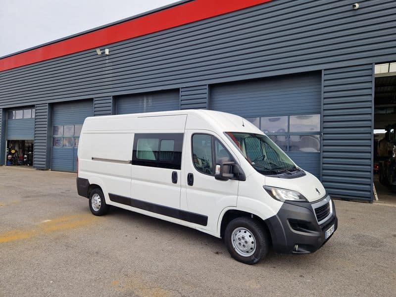 PEUGEOT BOXER Double Cabine Occasion - 130 ch, 108 000 km, 7 places, GPS, climatisation_0