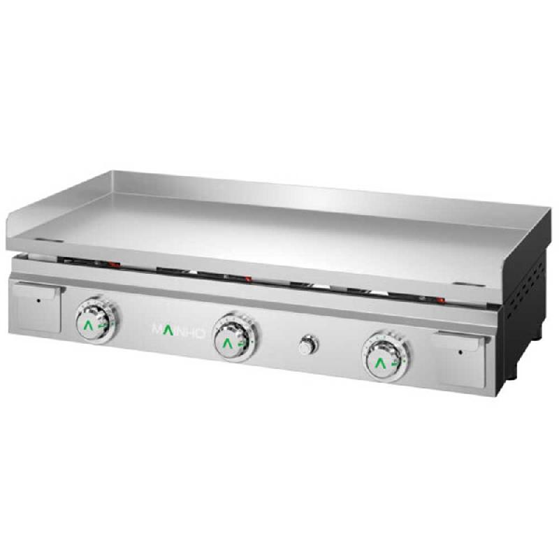 Plancha à gaz lisse en ACIER - L1000 | Mainho - MAX-100G_0