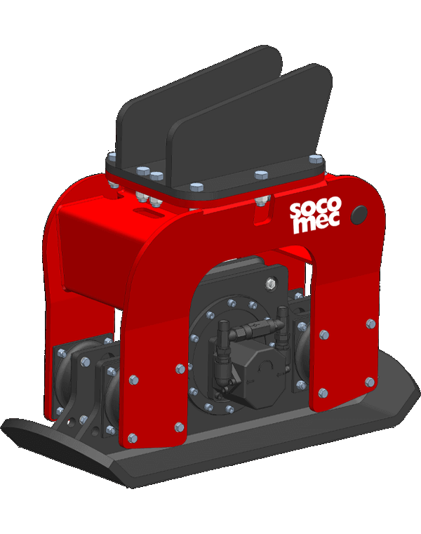 Plaques vibrantes - SPV 610 - 900 kg - Dimensions 1200/600 mm_0