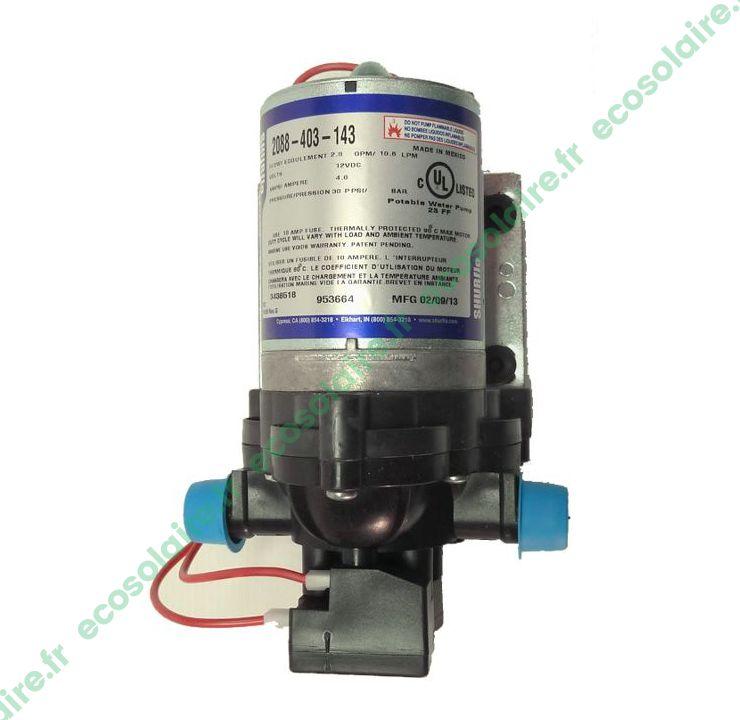 Pompe de surface solaire Deluxe Light 2088 12V Shurflo - Autoamorçante, 10,6L/min, 2,1 bars_0