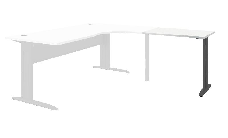 RETOUR SIMPLE DROIT BLANC L.800 X P.600 MM