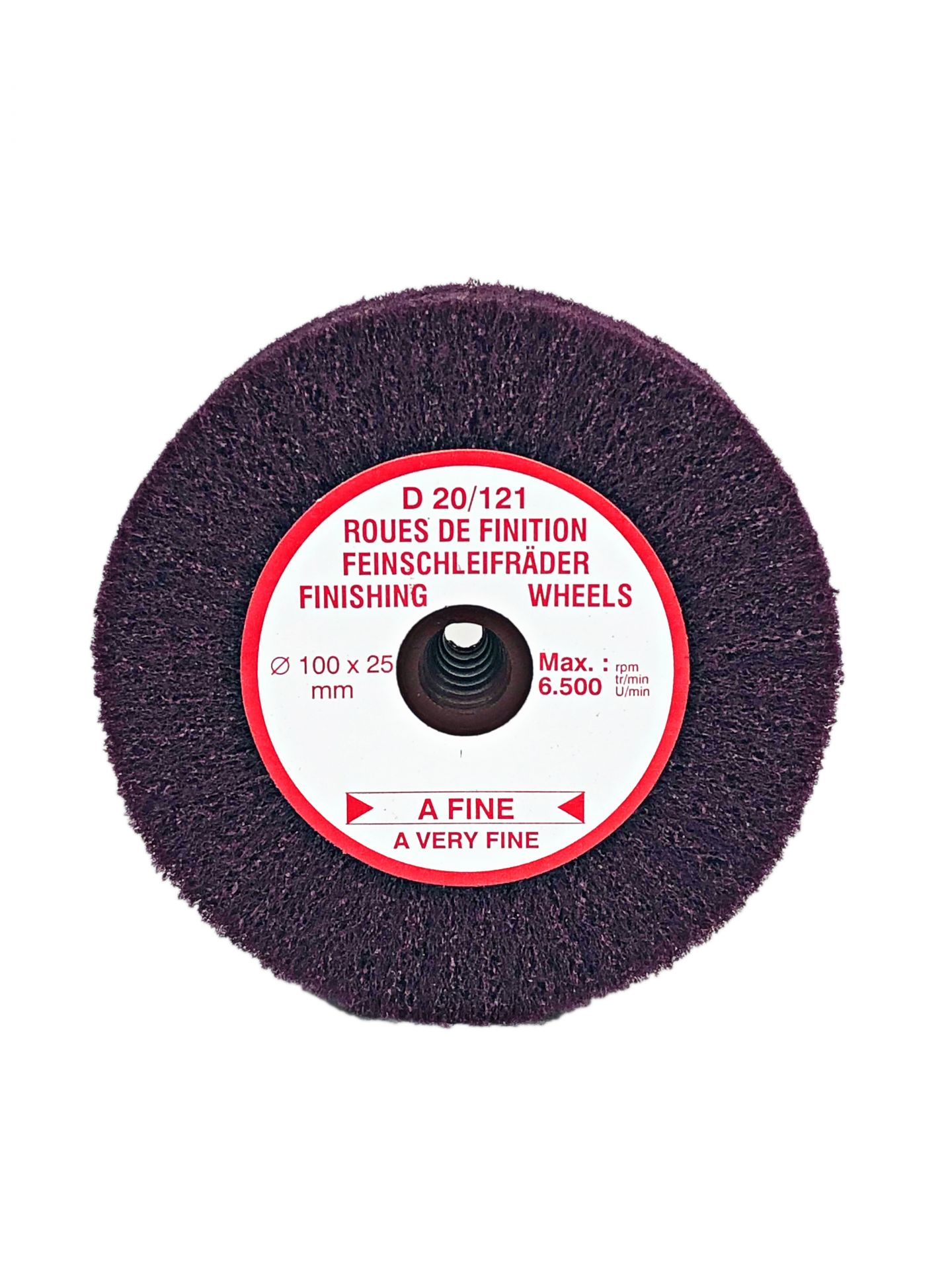 Roue à lamelle avec alésage conique - finition flap en fibre de nylon imprégnée d'abrasifs_0