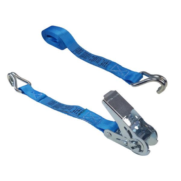 Sangle d'arrimage 25 mm - avec tendeur à rochet et doigts serrés - STF 40 daN - LC 400 daN_0