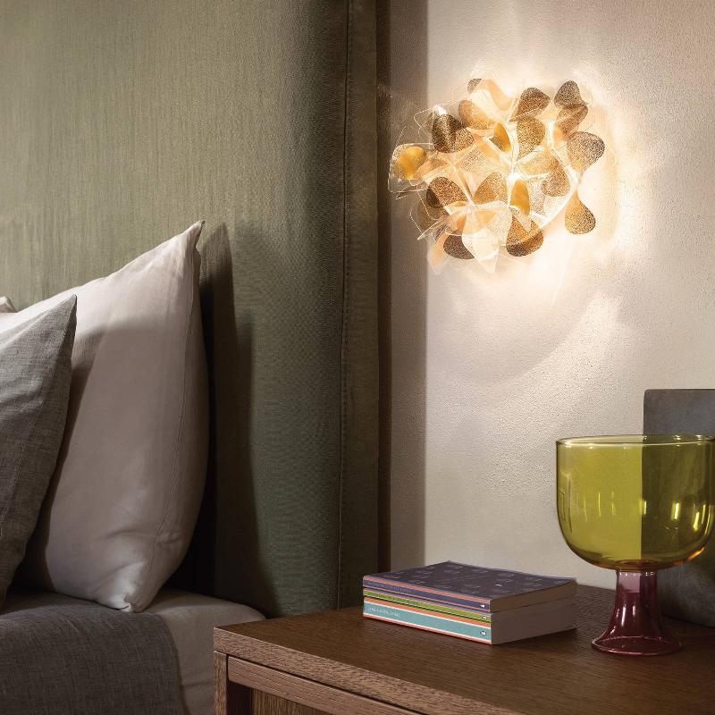 SLAMP CLIZIA MAMA NON MAMA APPLIQUE 32X28 CM DORÉE