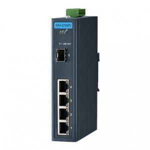 Switch Rail DIN industriel 4 ports Gb + 1 Fibre SFP -40°C à 75°C - EKI-2725FI-AE - Advantech_0