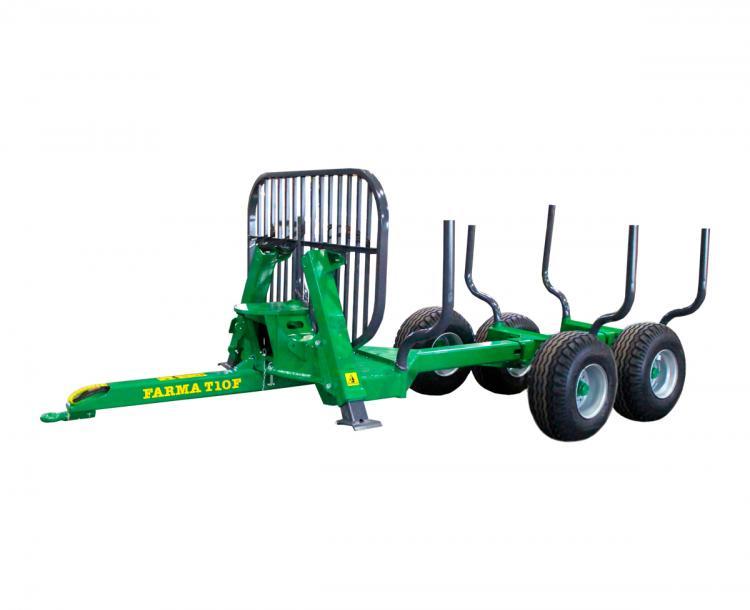 Remorque forestière T10F - Farma - stabilité améliorée et options de stabilisateurs_0