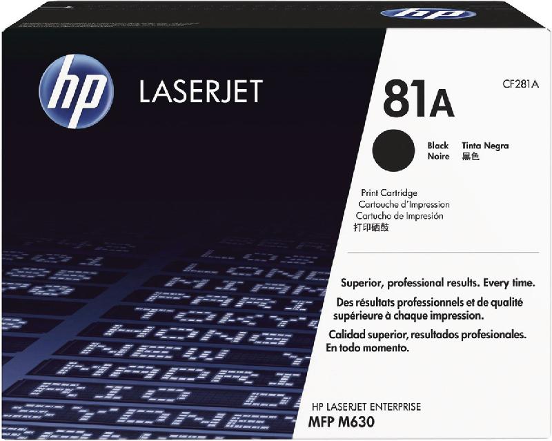TONER HP 81A (CF281A) POUR LASERJET ENTERPRISE M604N