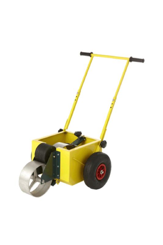 Traceuse de terrains de sport Roll 12 - Bulys - Châssis acier, réservoir 12L, rouleau strié 10 cm_0