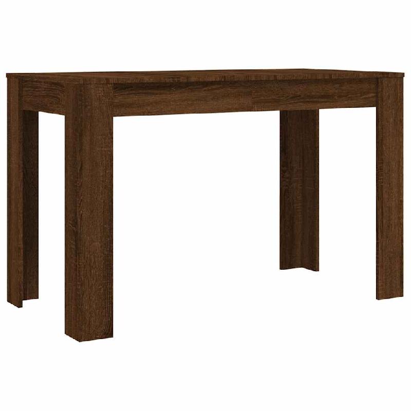 VidaXL Table à dîner Chêne marron 120x60x76 cm bois d'ingénierie Modèle Boréal Marine - 838191_0