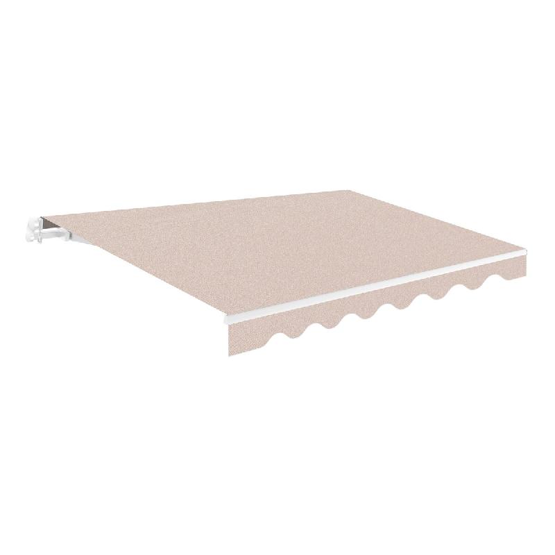 WASABI Store banne motorisé 2,5x2m Sable – Télécommande – Toile Protection Solaire - beige polyester BTK252008-E_0
