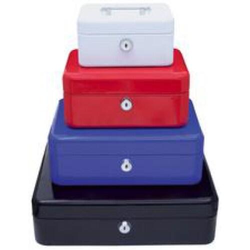 WEDO Caissette à monnaie, blanc, 20 x 16 x 9 cm, avec clip à billets - 4003801730820_0