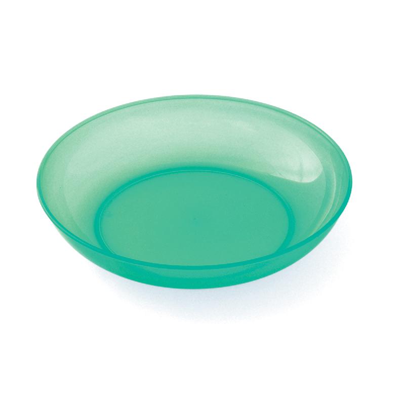 ASSIETTE PLATE ROND VERT PLASTIQUE Ø 18,5 CM VAISSELLE ENFANCE POLYPROPYLENE PLASTOREX