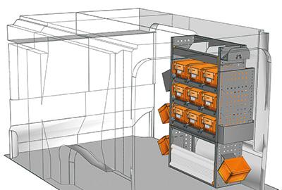 AMÉNAGEMENT JUMPY UTILITAIRE XS 2016 L1 CÔTÉ DROIT