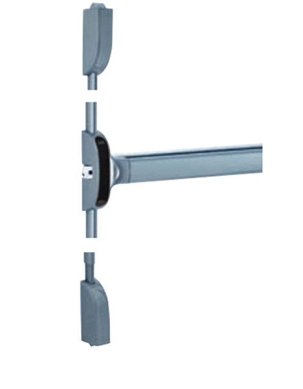 Antipanique Push Bar 1900 - 3 points - 850 mm inox résistant au feu - Assa Abloy - 486557_0