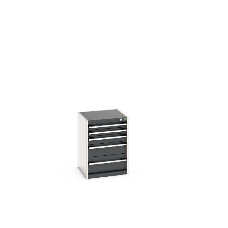 Armoire à tiroirs Cubio SL-557-5 - Réf : 40010115 - 5 tiroirs avec extension télescopique et charge admissible 1,5 tonne_0