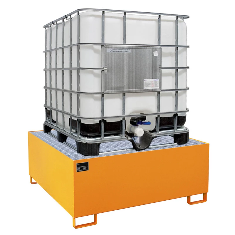 Bac de rétention acier - Capacité de rétention 1100 et 1128 litres_0