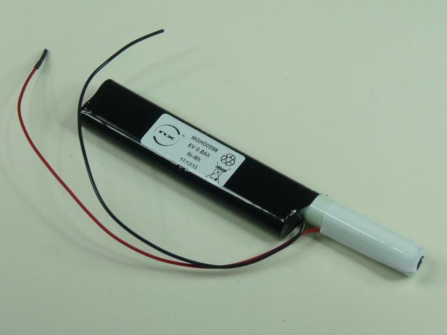 Batterie industrielle NiMH 5x AAA 5S1P ST5 - 6V 800mAh - Référence F150 - Marque NX_0