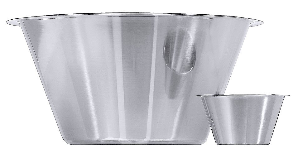 BOL DE CUISINE 18/10, SEMI-BRILLANT, DIAMÈTRE DU BORD : 24,5 CM, VOLUME : 4 L